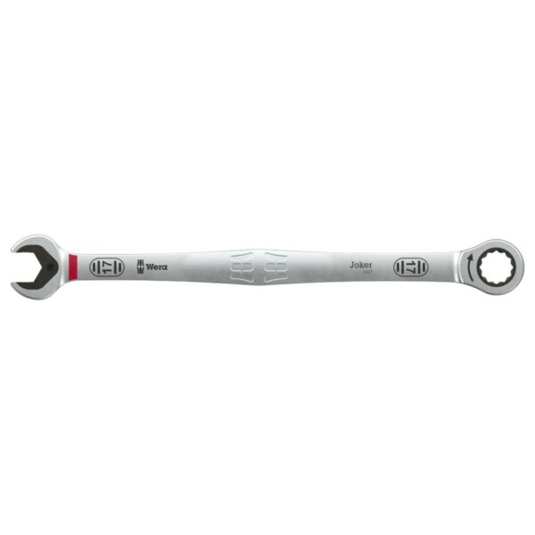 Wera 020353 6007 Joker SB Long Design Ring Ratchet Spanner Wrench 17mm x 305mm