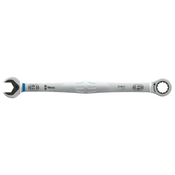 Wera 020354 6007 Joker SB Long Design Ring Ratchet Spanner Wrench 19mm x 334mm Wera 020354 6007 Joker SB Long Design Ring Ratchet Spanner Wrench 19mm x 334mm