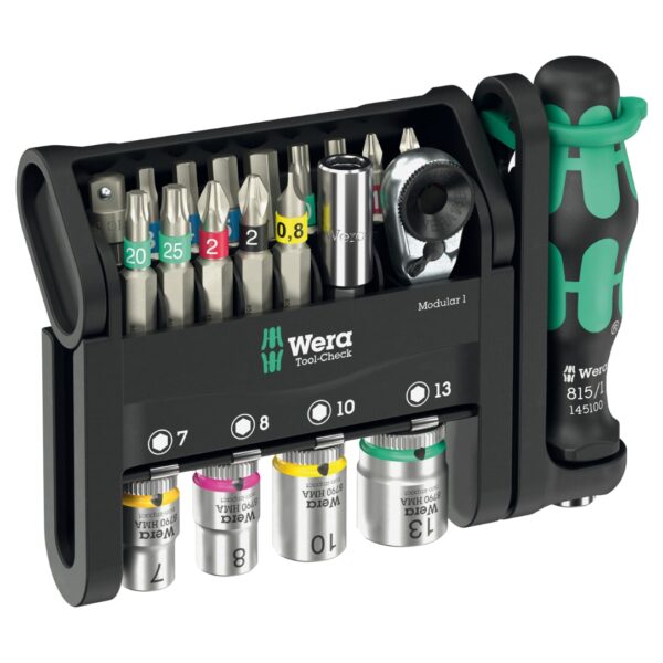 Wera 049000 Tool-Check Modular 1, Metric, 21-Piece