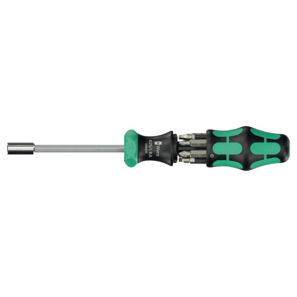 Wera 051518 Kraftform Kompakt 27 RA 2 Ratcheting Bitholder 7-Piece