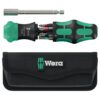 Wera 051520 Kraftform Kompakt 28 RA Ratcheting Bitholder with Pouch 7-Piece Wera 051520 Kraftform Kompakt 28 RA Ratcheting Bitholder with Pouch 7-Piece