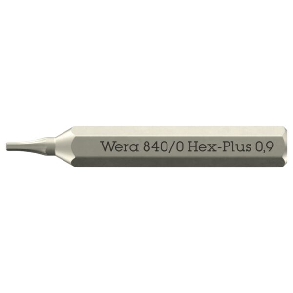 Wera 058108 840 Hex-Plus Micro Driver Bit 0.9 x 30mm 10-Pack Wera 058108 840 Hex-Plus Micro Driver Bit 0.9 x 30mm 10-Pack