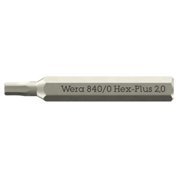 Wera 058111 840 Hex-Plus Micro Driver Bit 2.0 x 30mm 10-Pack Wera 058111 840 Hex-Plus Micro Driver Bit 2.0 x 30mm 10-Pack