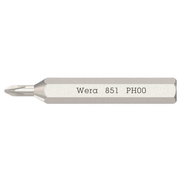 Wera 058120 851 Phillips Micro Driver Bit PH00 x 30mm 10-Pack Wera 058120 851 Phillips Micro Driver Bit PH00 x 30mm 10-Pack