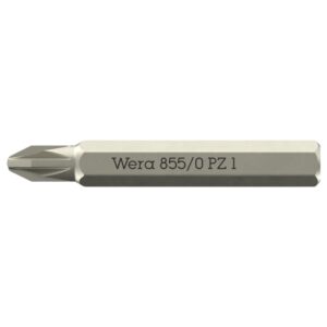Wera 058141 855 Pozidriv Micro Driver Bit PZ1 x 30mm 10-Pack