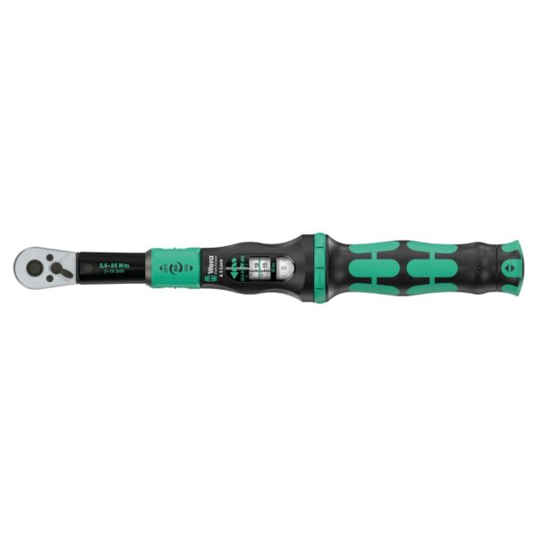 Wera 075690 Click-Torque Lock A 5 Torque Wrench, 1/4" Square Drive, 2.5-25 Nm