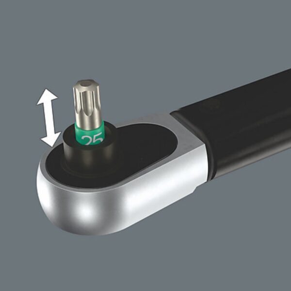 Wera 075691 Click-Torque Lock A 6 Torque Wrench,1/4" Hex Drive, 2.5-25 Nm