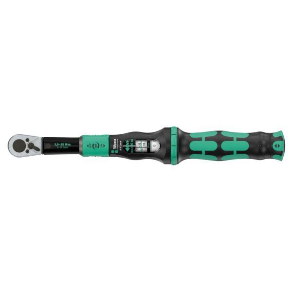 Wera 075691 Click-Torque Lock A 6 Torque Wrench,1/4" Hex Drive, 2.5-25 Nm