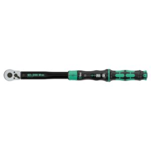 Wera 075692 Click-Torque Lock C 3 Torque Wrench, 1/2" Drive, 40-200 Nm