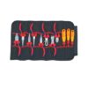 Knipex 001941 Tool Set with 1000V Insulated Screwdrivers in Tool Roll 11-Piece