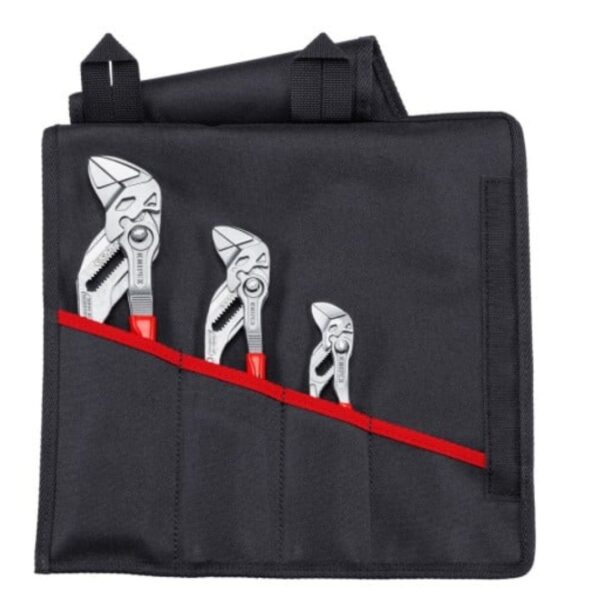 Knipex 001955S6 Pliers Wrench Set in Tool Roll 3-Piece