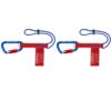 Knipex 005006TBKA 13" Tool Tethering Adaptor Straps with Captive Eye Carabiner 2-Pack