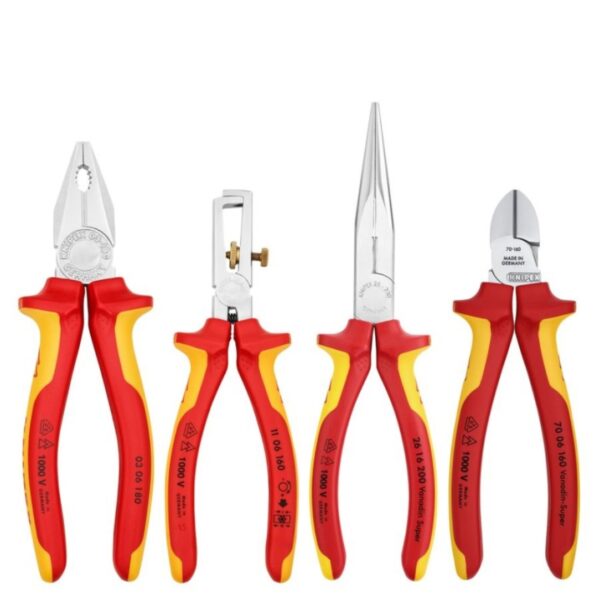 Knipex 002015 Insulated Tool Set in Case 4-Piece