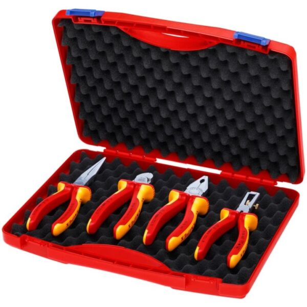 Knipex 002015 Insulated Tool Set in Case 4-Piece