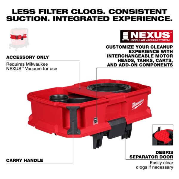 Milwaukee 0990-20 NEXUS Dedicated Debris Separator