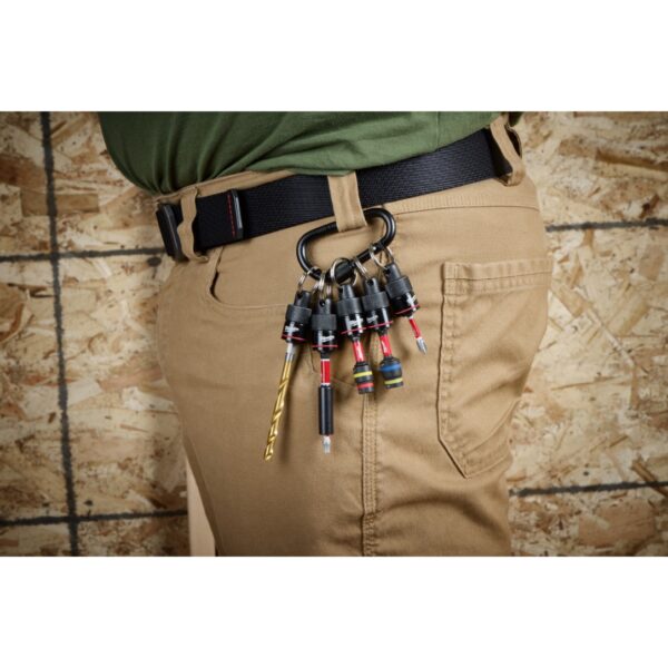 Milwaukee 48-32-4537 Bit Holder with Carabiner 5-Piece