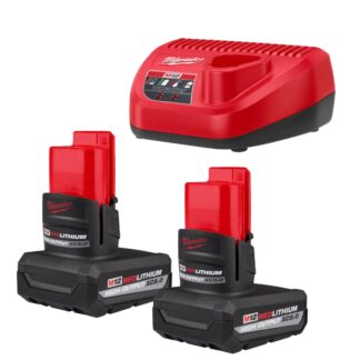 Milwaukee 48-59-2450P M12 REDLITHIUM HIGH OUTPUT 2x 5.0AH Starter Kit