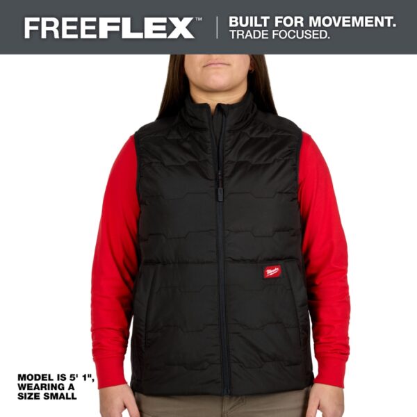 Milwaukee F350B Women's FREEFLEX Lightweight Insulated Vest - Black