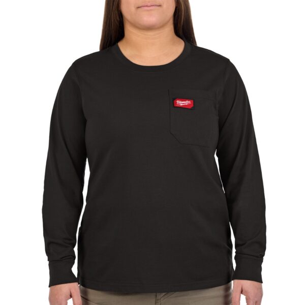Milwaukee F551 Series Women's GRIDIRON Long Sleeve Pocket T-Shirt-