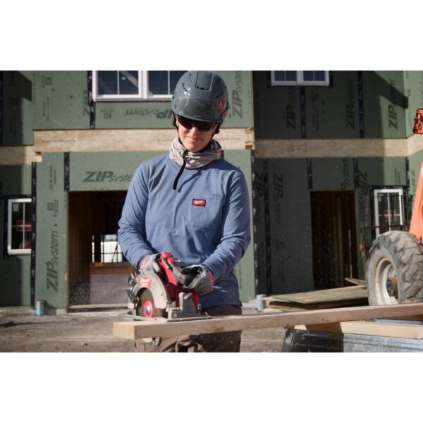 Milwaukee F551 Series Women's GRIDIRON Long Sleeve Pocket T-Shirt