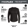 Milwaukee F552 Series Women's FREEFLEX Long Sleeve Hybrid T-Shirt