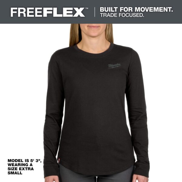 Milwaukee F552 Series Women's FREEFLEX Long Sleeve Hybrid T-Shirt