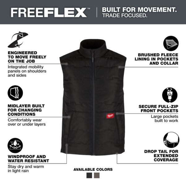Milwaukee M350 Series FREEFLEX Lightweight Insulated Vest