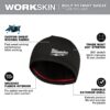Milwaukee M752B WORKSKIN Low-Profile Beanie - Black (1) Milwaukee M752B WORKSKIN Low-Profile Beanie - Black