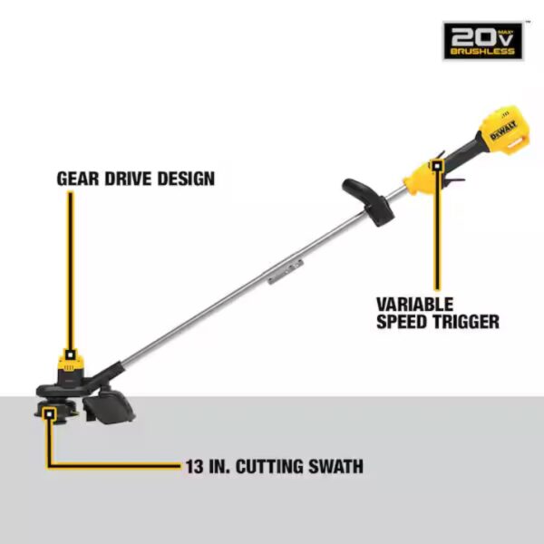DeWalt DCST925B 20V MAX* 13" String Trimmer - Tool Only