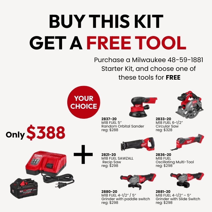 Buy a Starter Kit, get a Free Tool Promotion