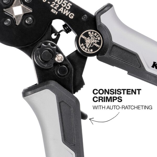 Klein 34060 Ratcheting Ferrule Square Crimper Set