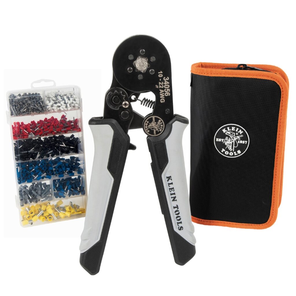 Klein 34061 Ratcheting Ferrule Hex Crimper Set - BC Fasteners & Tools