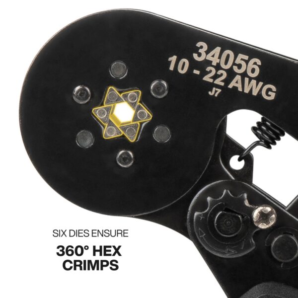 Klein 34061 Ratcheting Ferrule Hex Crimper Set