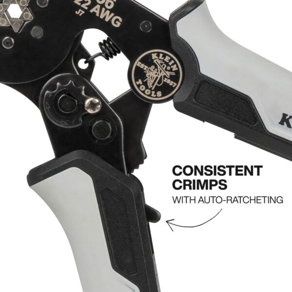 Klein 34061 Ratcheting Ferrule Hex Crimper Set