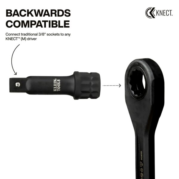 Klein 65KADPM KNECT Impact Socket Adapter Set (4) Klein 65KADPM KNECT Impact Socket Adapter Set