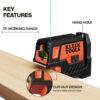 Klein 93MCLPG Compact Green Cross-Line Laser Level with Plumb Spot