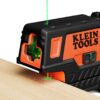 Klein 93MCLPG Compact Green Cross-Line Laser Level with Plumb Spot