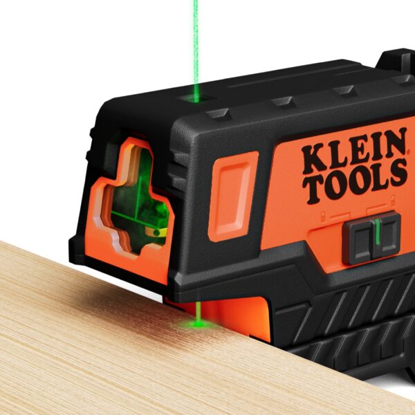 Klein 93MCLPG Compact Green Cross-Line Laser Level with Plumb Spot