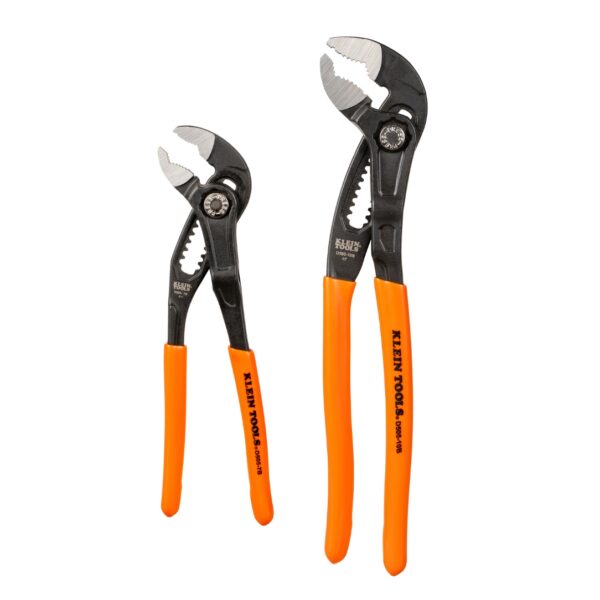 Klein D5052BKIT Quick Adjust KLAW Pump Pliers Set 2-Piece