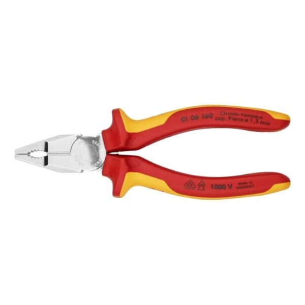 Knipex 0106160 6-1/4" 1000V Insulated Combination Pliers