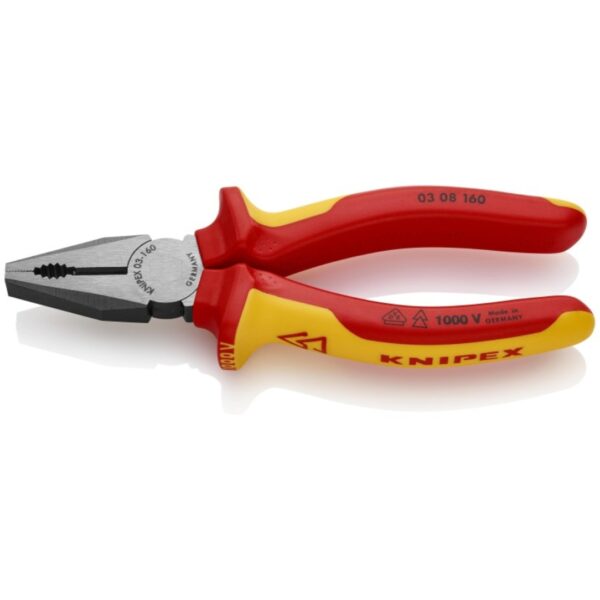 Knipex 0308160SBA 6-1/4" 1000V Insulated Combination Pliers