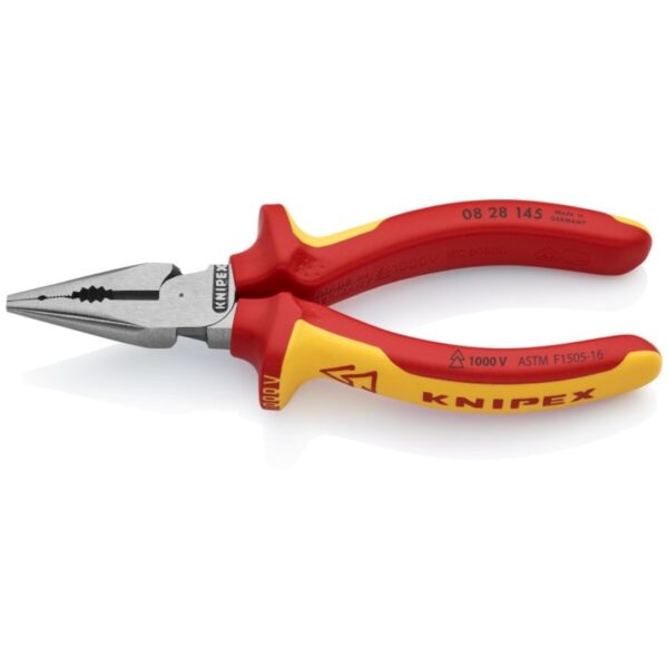 Knipex 0828145SBA 5-3/4" 1000V Insulated Needle-Nose Combination Pliers