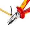 Knipex 0828185SBA 7-1/4" 1000V Insulated Needle-Nose Combination Pliers