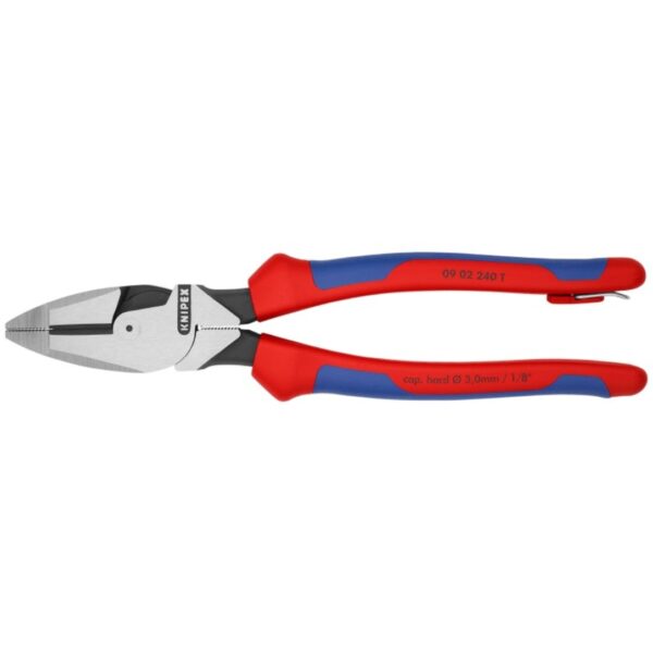 Knipex 0902240TBKA 9-1/2" Lineman's Pliers - Tethered Attachment