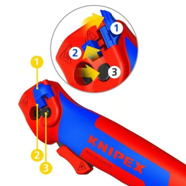 Knipex 1650145SBA 5-3/4" Ratcheting Knife