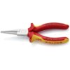 Knipex 3036160 6-1/4" 1000V Insulated Long Nose Pliers - Round Tips