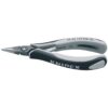 Knipex 3422130ESD 5-1/4" Electronics Pliers ESD Handles - Half Round Tips