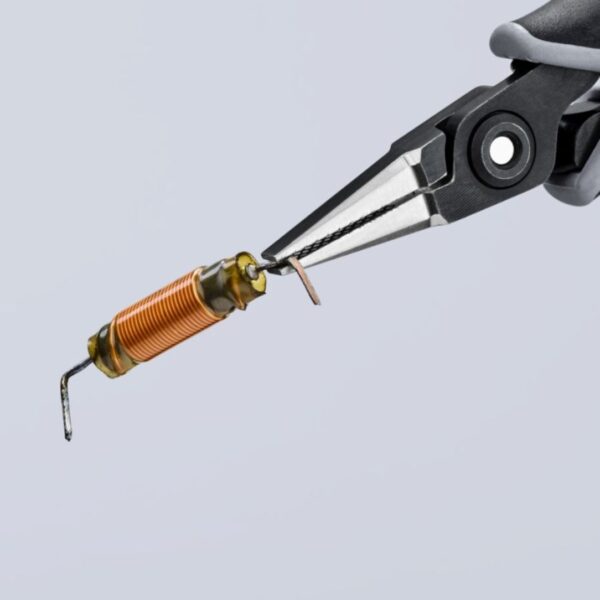 Knipex 3442130ESD 5-1/4" Electronics Pliers with ESD Handles - Flat Wide Tips