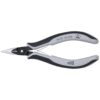 Knipex 3452130ESD 5-1/4" Cross-Hatched Electronics Pliers with ESD Handles - Half Round Tips