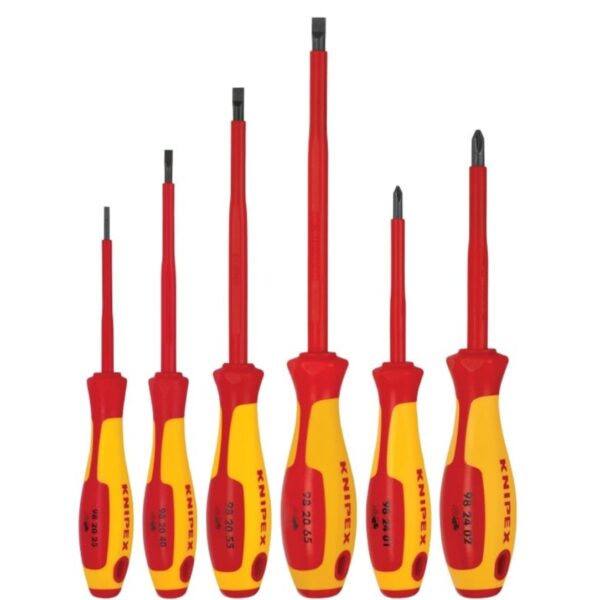 Knipex 9K989833US 1000V Insulated Screwdriver Set 6-Piece